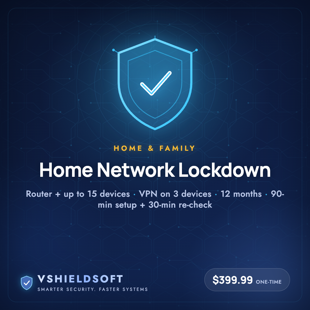 Home Network Lockdown Home Network Lockdown