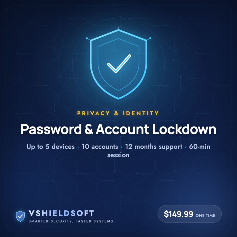 Password & Account Lockdown